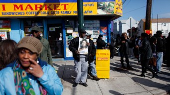 Fans Kept From Funeral Mourn Houston in NJ Streets 