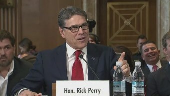 Perry Talks Energy Secretary Confirmation in D.C.