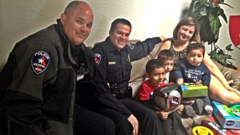 Arlington Officers Double as Santa Claus