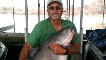 Man Catches 82-lb Catfish at Lake Tawakoni