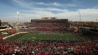 Wind-Damaged TTU Light Tower Coming Down