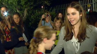 Gymnast's Homecoming "Super-Duper Emotional"