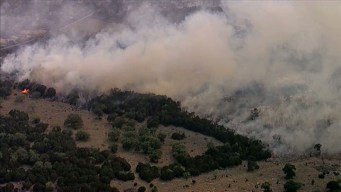 Three Fires Burning Near PK