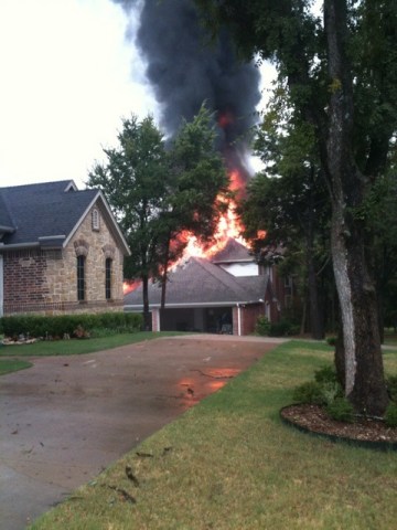 Lightning Suspected in Cedar Hill House Fire