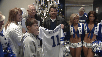 One Millionth Fan Tours Cowboys Stadium