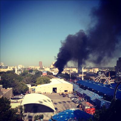 Big Tex Catches Fire: Your Photos