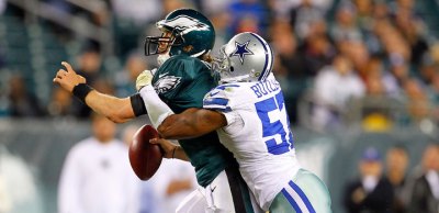 LB Victor Butler Visiting the Eagles