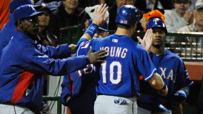 Michael Young is Taking Care of Business