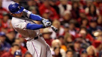 Kinsler Swings and Misses