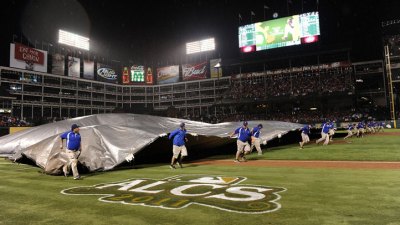 Game One Delayed Twice by Rain