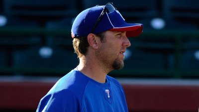 Rangers Bring Up Tomko, Teagarden