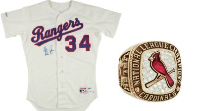 Rare Rangers, Cardinals Items Up for Auction