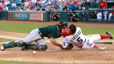 Kinsler OK After Collision