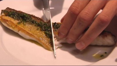 Nonna's Branzino With Salsa Verde 