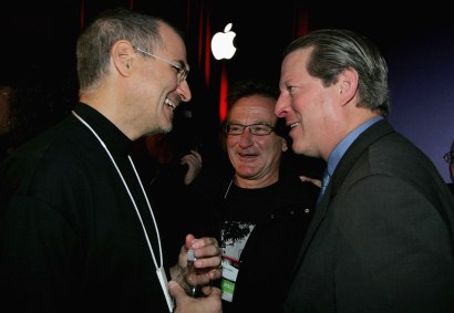 Al Gore is friends with Apple CEO Steve Jobs, while still drawing a paycheck from nominal rival Google.