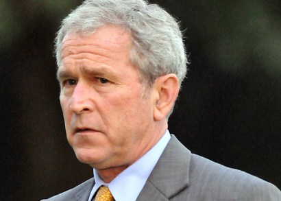Former president George W. Bush refused to critique the Obama Administration in his first public speech since leaving office. Former president George W. Bush refused to critique the Obama Administration in his first public speech since leaving office.