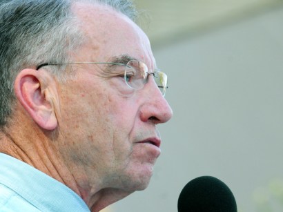Republican Sen. Chuck Grassley is one of the "Gang of Six" meeting in private today. Republican Sen. Chuck Grassley is one of the "Gang of Six" meeting in private today.