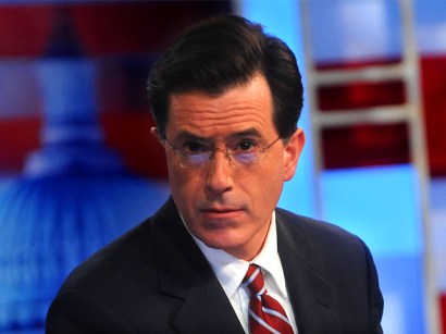 Stephen Colbert is going for gold. 