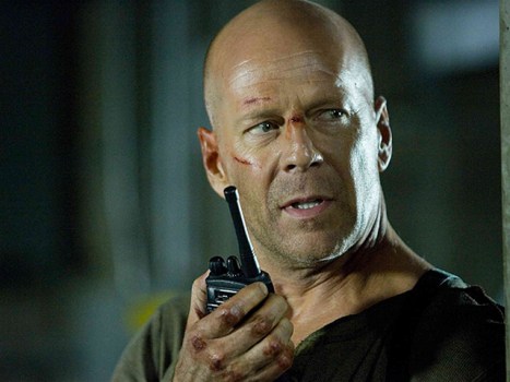Bruce Willis Basking in "The Cold Light of Day"