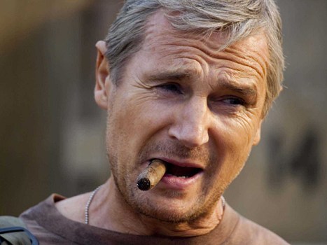 Liam Neeson Climbs Aboard "Battleship"