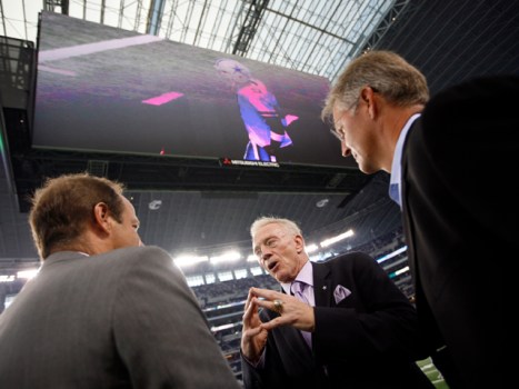 Is JerryWorld's Video Board Too Low? Jerry Says No