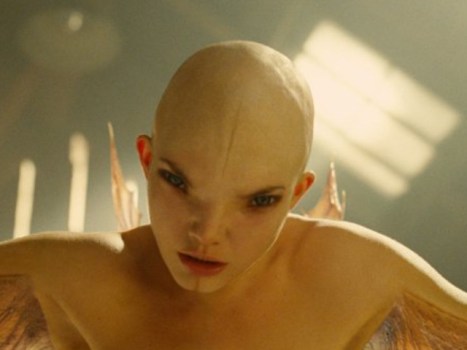 How the "Splice" Creature Lost Her Hair