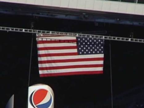 Boo-Birds Prevail, Flag Erected in Cowboys Stadium