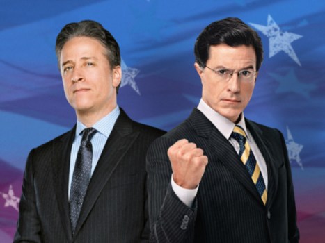 Colbert and Stewart Sign Up For Another Term