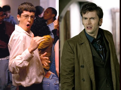 Christopher "McLovin" Mintz-Plasse, David "Dr. Who" Tennant In "Fright Night"