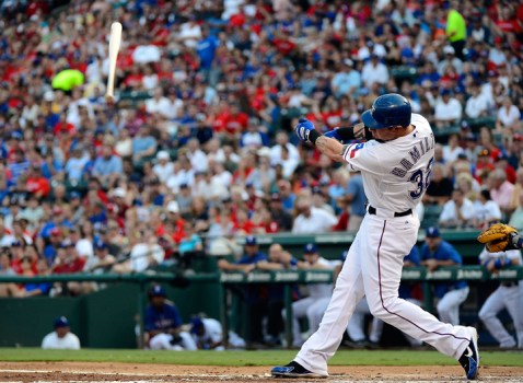 Glue Keeps Hamilton From Tossing Bats