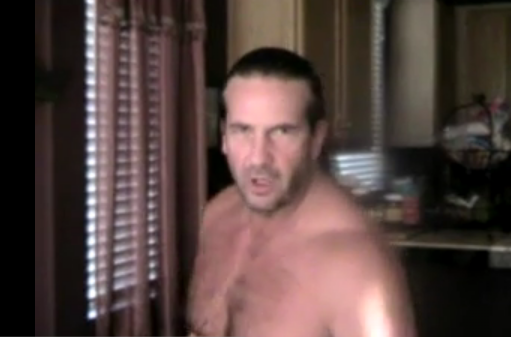 Terrifying Shirtless Man With Ponytail Really Likes The Cowboys