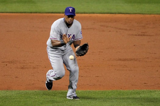 Beltre the 11th Ranger to Win a Gold Glove