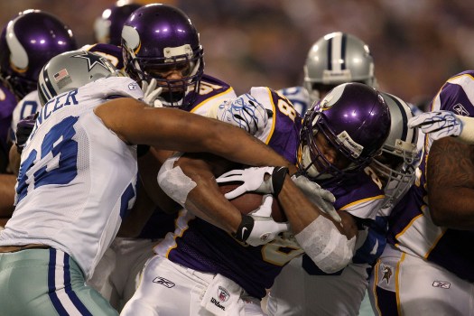 Spencer's Helmet Becomes Viking Trophy