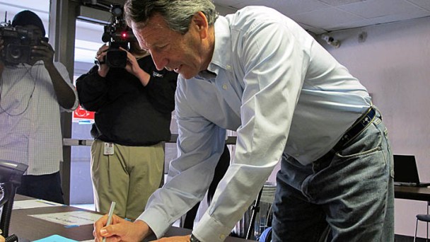 Former S.C. Gov. Sanford Accused of Trespassing at Ex-Wife's House