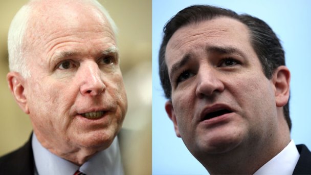 Tea Party Battles Old Guard in GOP Senate Rift