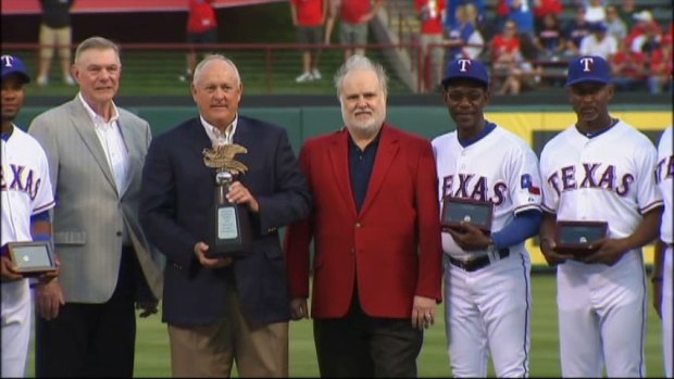 Rangers Receive AL Championship Rings