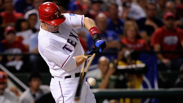 Michael Young Shrugs Off Homerless Streak