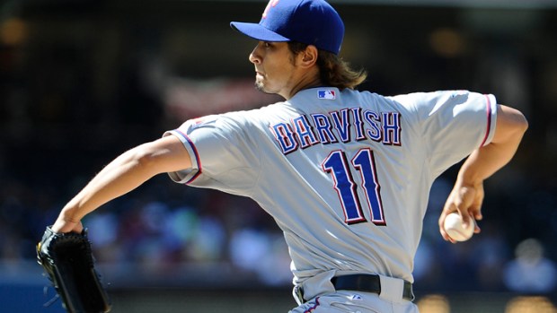 Darvish Suffers Shin Bruise in Loss