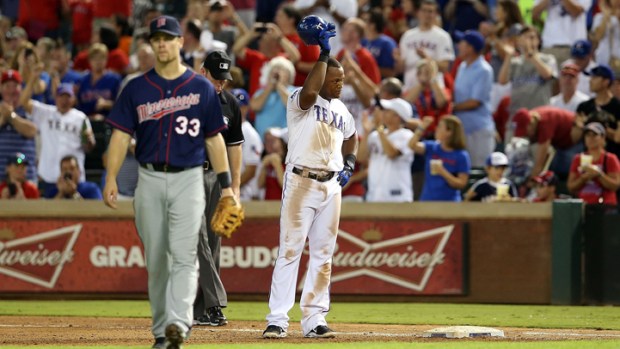 Beltre Hits for the Cycle in 8-0 Win