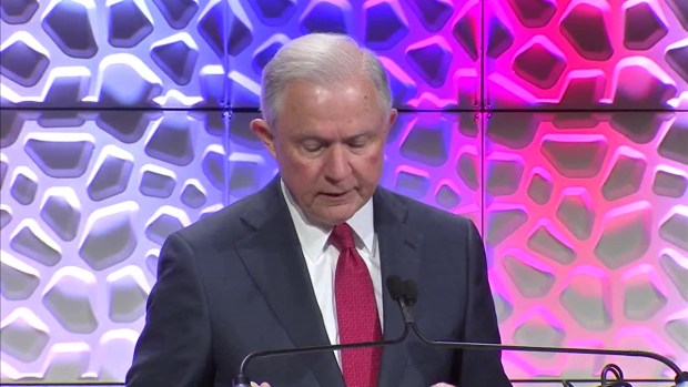 Raw Video AG Sessions Speaks at Anti Drug Conference
