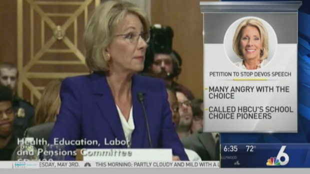 Secretary of Education Betsy DeVos Booed During Commencement at HBCU