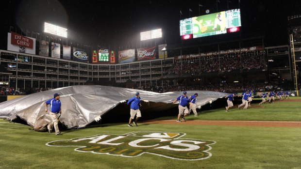 Game One Delayed Twice by Rain