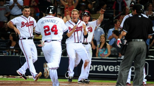 On Deck Rangers at Braves