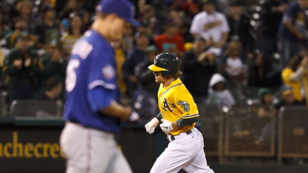 Rangers Rebound From Rout to Beat A's
