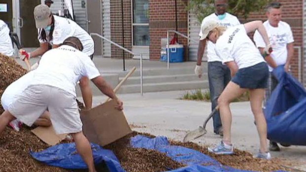 Cowboys Help Build Playground from Kids’ Designs