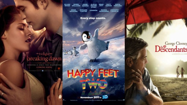 This Week's New Movies: "Twilight," "Happy Feet 2," "The Descendants" & More