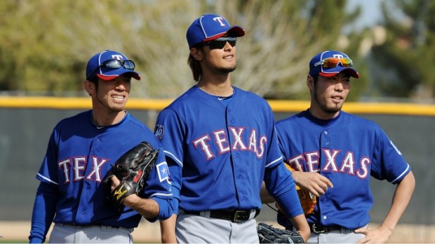 Darvish Settling in to Clubhouse