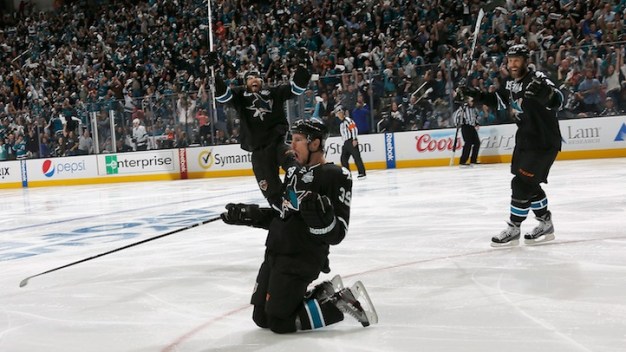 Sharks Win with Couture's OT Goal, 2-1
