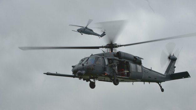 US Air Force Helicopter Crew Members Hurt in Crash