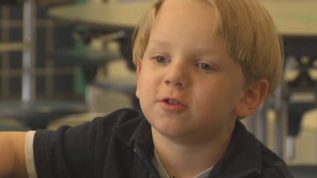 Boy Who Fell From Window Starts School
